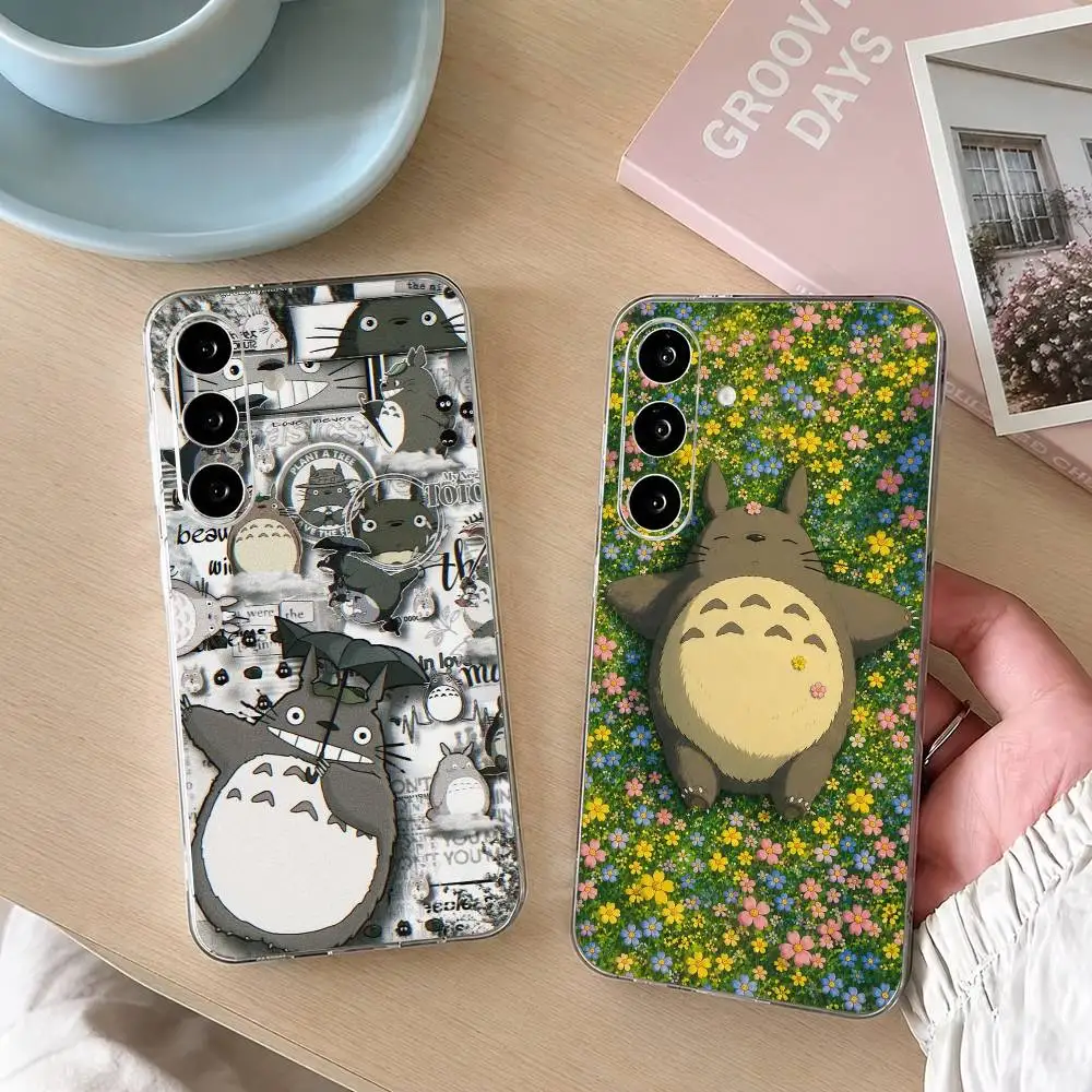 My N-Neighbor Totoro gift Phone Case For SamsungA10,12,20,21S,30,31,40,50,51,52,70,71 Transparent Cover