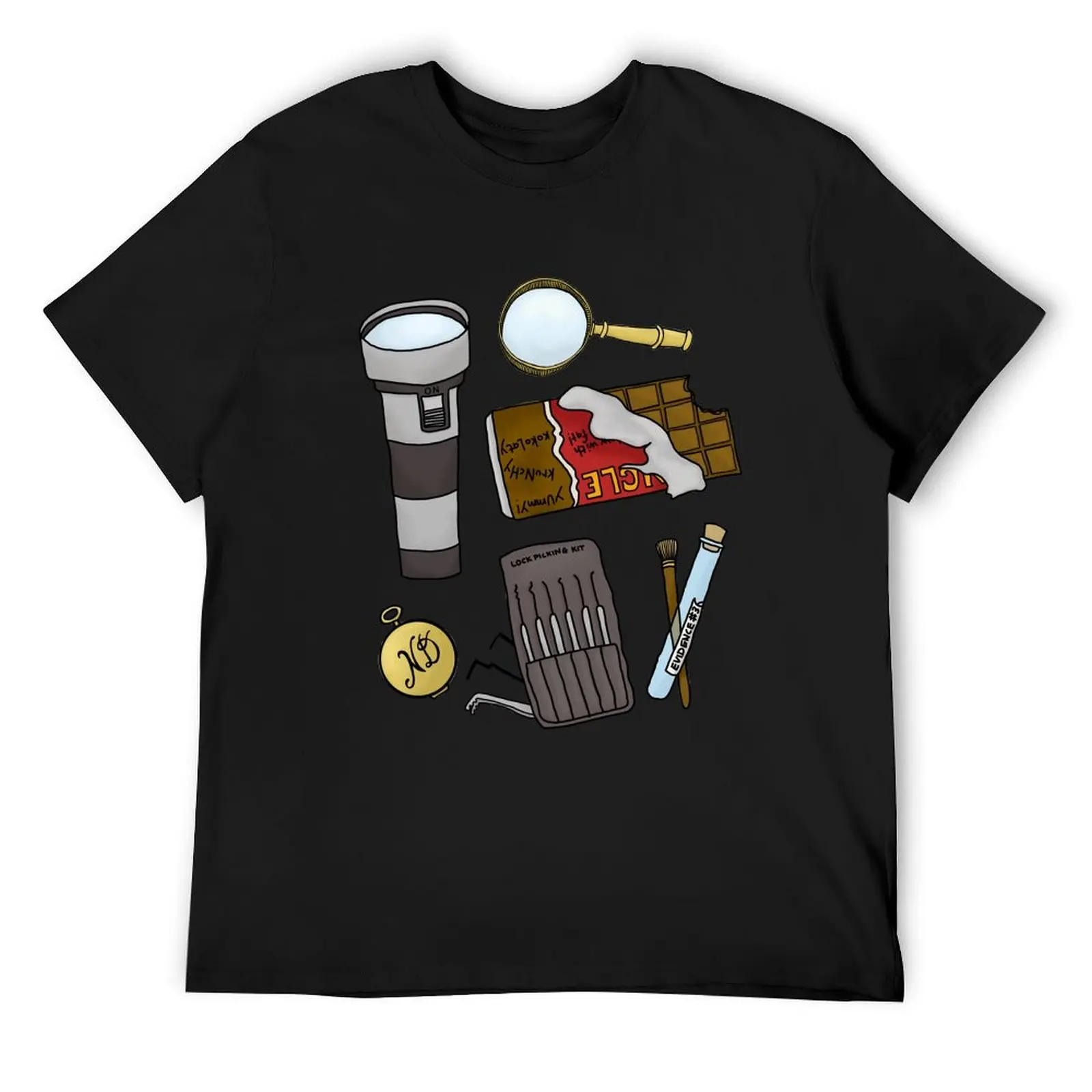 

Detective Kit T-Shirt oversized graphic tee oversized man clothes Men's t shirts