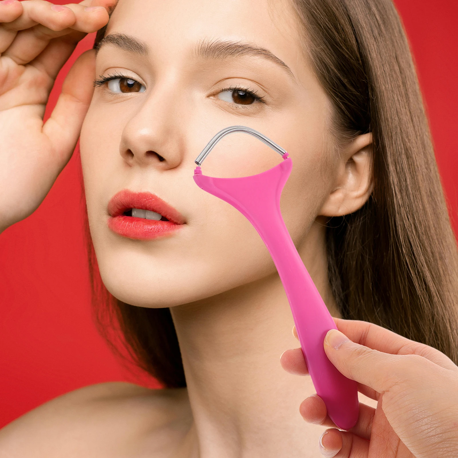 

Women Spring Threading Technology Portable Manual Device Sweat Absorbing Body Suitable Gently Effective Tool Removal Womens For
