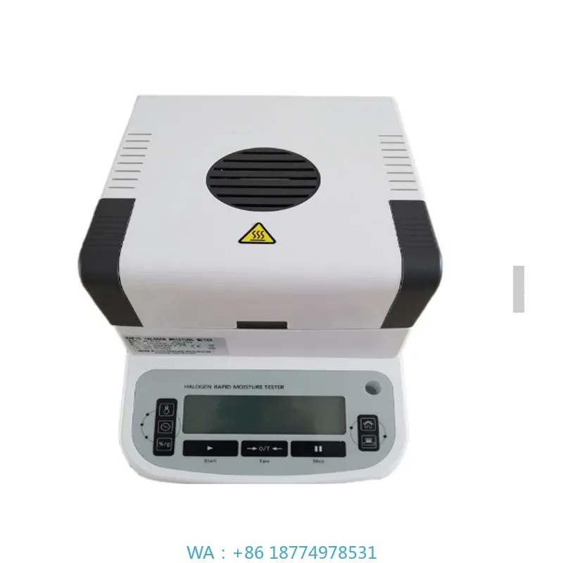 

g of Agricultural Grains and Industrial PlasticsFully Automatic Digital Moisture Analyzer Covering Moisture Monitorin