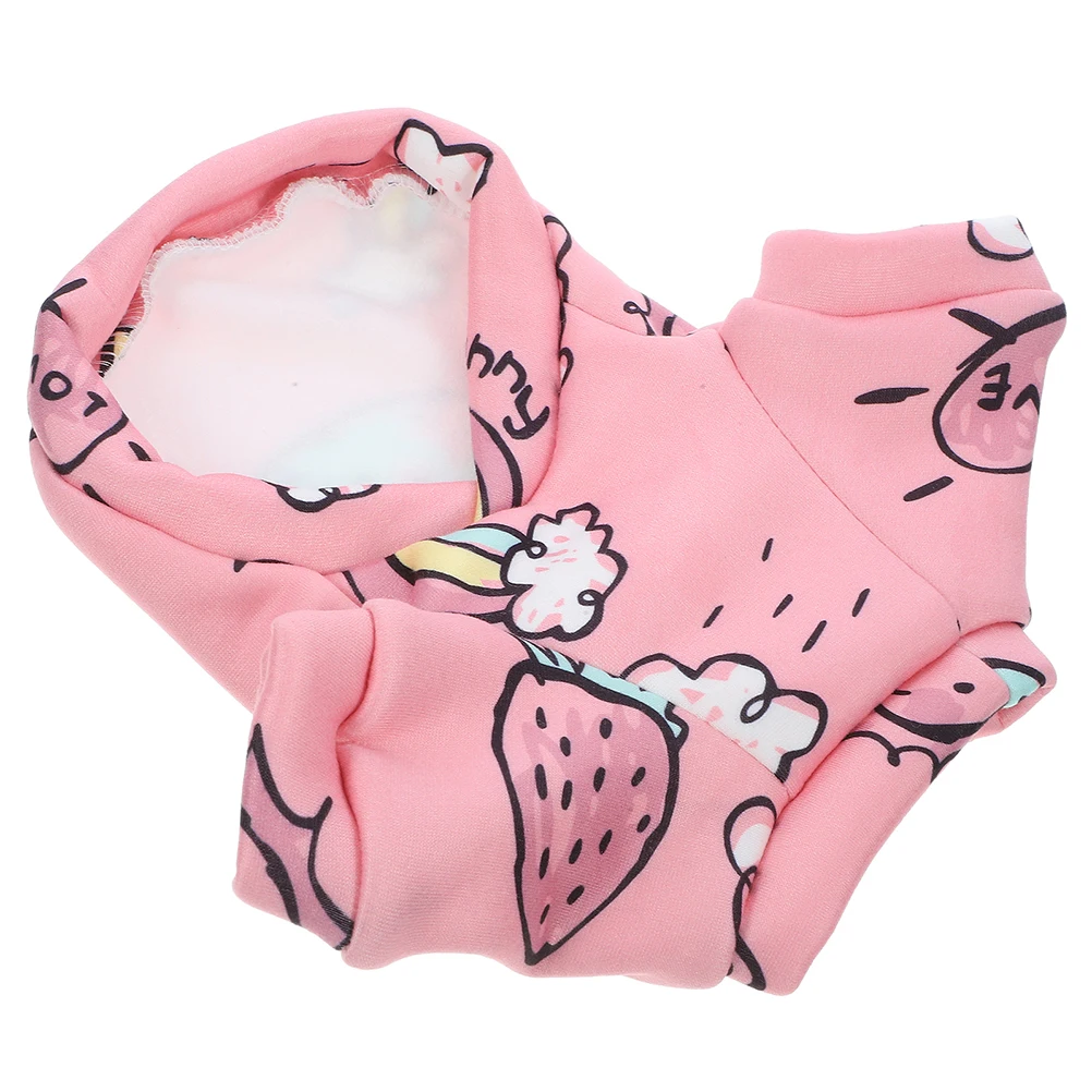 

Small Dog Clothes Winter Pet Clothing Warm Puppy Coat Size S Cute Cartoon Design Thermal Comfortable For Daily Wear
