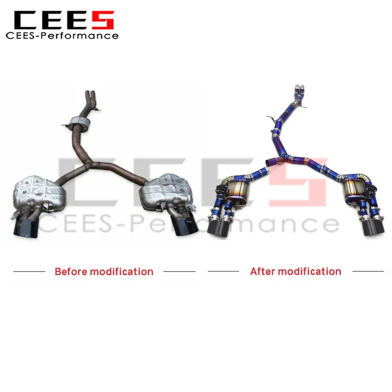 

Cees Valvetronic Catback выхлопная система для Audi RS4 RS5 B9 B9.5 2.9T V6 2017-2023 спортивный автомобильный глушитель выхлопной трубы