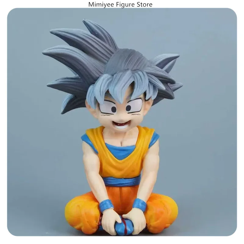 9cm Dragon Ball Saiyan Goku Granola Vegeta Bestia Gohan Linda Ver Sentado Posa Anime Figura Modelo Estatua