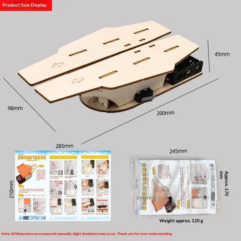1 Set Parent Interactive DIY Paper Airplane Launcher Toy Aircraft Carrier Puzzle Science Experiment Teaching Kit For Children