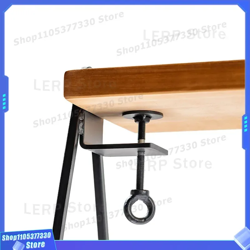 Removable Metal Table Legs DIY Non Punching Tripod Bracket Wrought Iron F Clip Feet for Outdoor Camping Coffee Table Stand