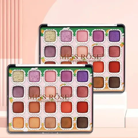 High Quality MISS ROSE 20 Colors Diamond Nude Eyeshadow Palette Make Up Pigment Silky-Smooth Matte Shimmer Eye Shadow Cosmetics