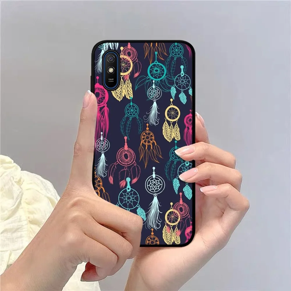 Dream catcher watercolor  Phone Case For Redmi 5 6 7 8 9 10 plus pro 6 7 8 9 A GO K20 K30 K40 pro plus F3 Fundas