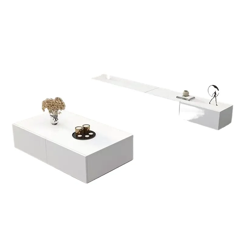 Modern Simple TV Cabinet Living Room Floor Storage Unit Audio Visual Console Small Apartment Household Locker Media Stand