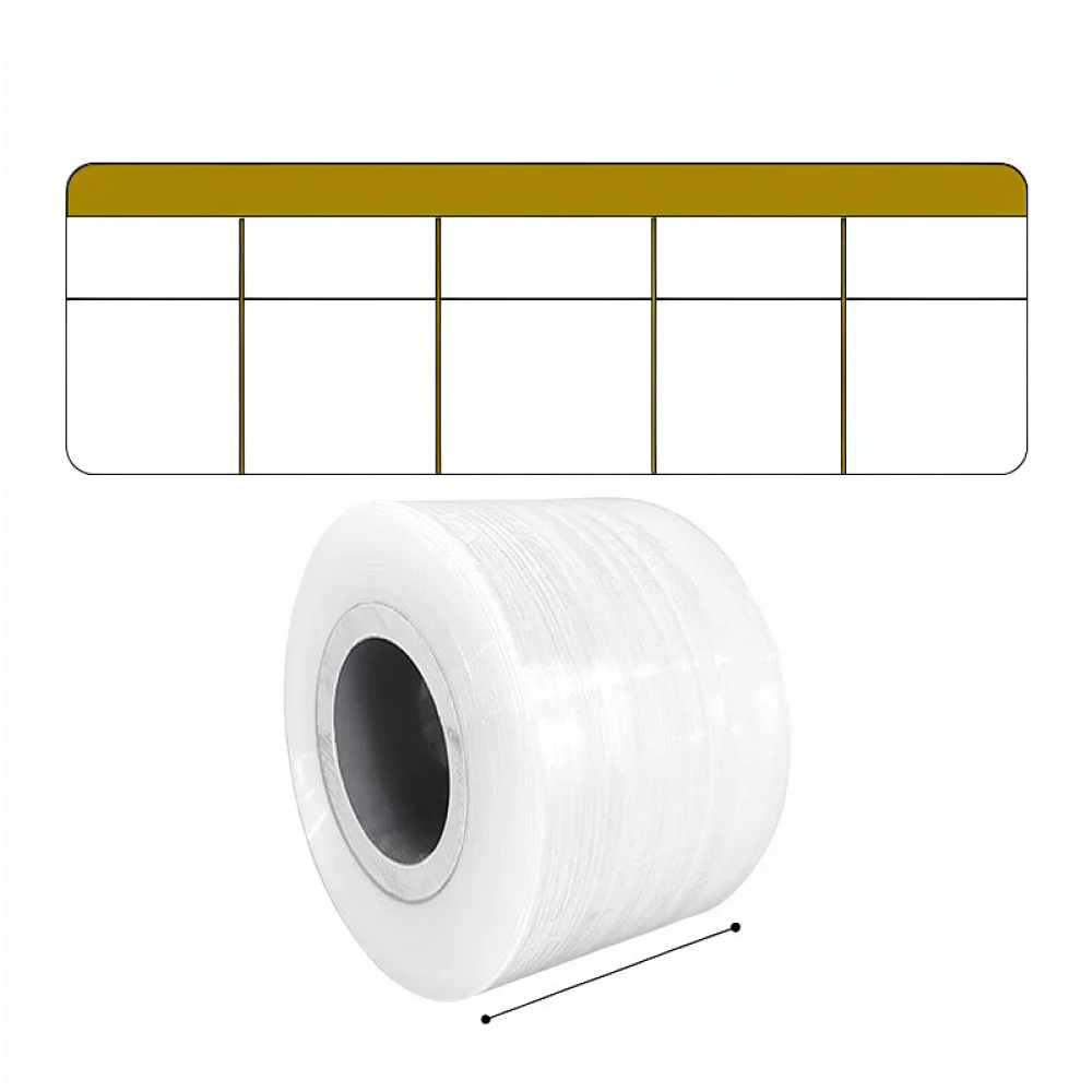 Self Adhesive PE Shrink Wrap Roll For Moving Packaging Logistics Sealing Gardening Grafting Dustproof Protection Supplies Tool