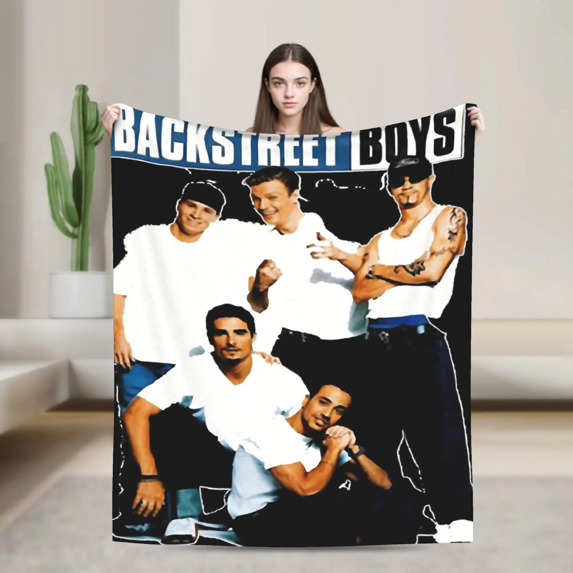 Backstreets Boys Band Blankets Fleece  Super Soft Throw Blankets for Home Couch Bedspread