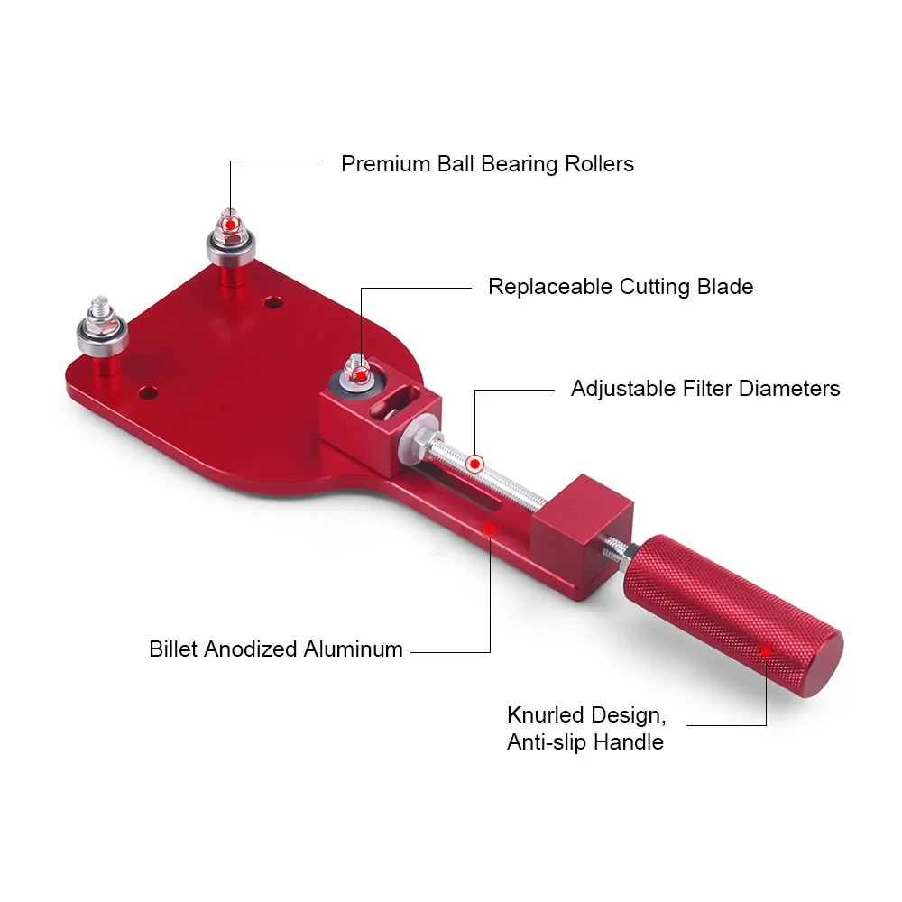 Oil Filter Cutter Tool 77750 Aluminum alloy High Quality Cutting Auto Accessories Filter Cutting Range 2 3/8“-5”