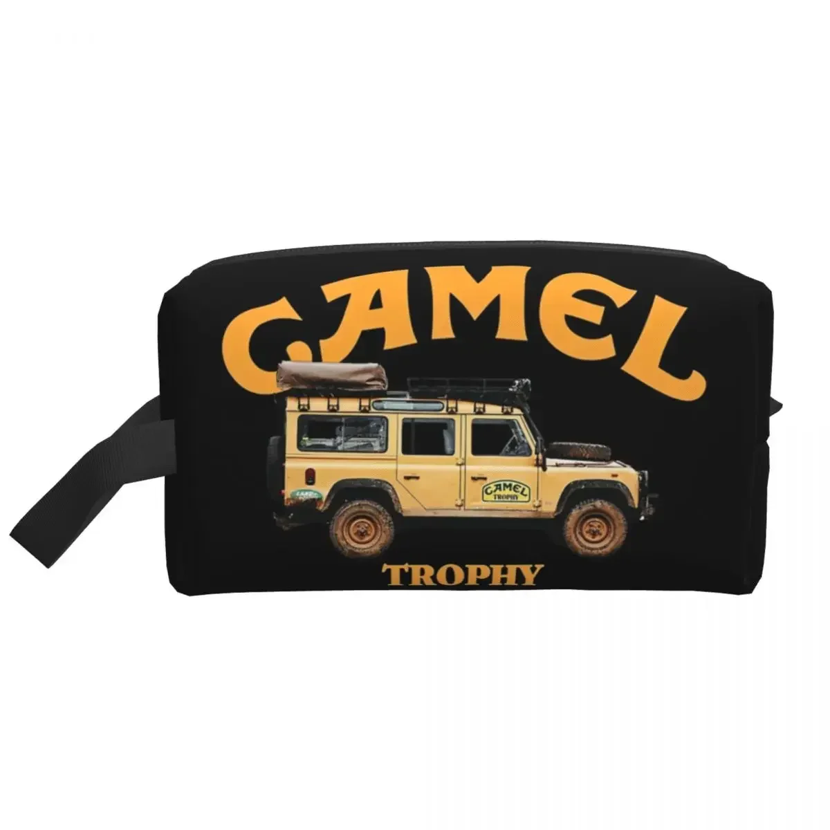 Camel Trophy Makeup Bag for Women Travel Cosmetic Organizer Cute Storage Toiletry Bags