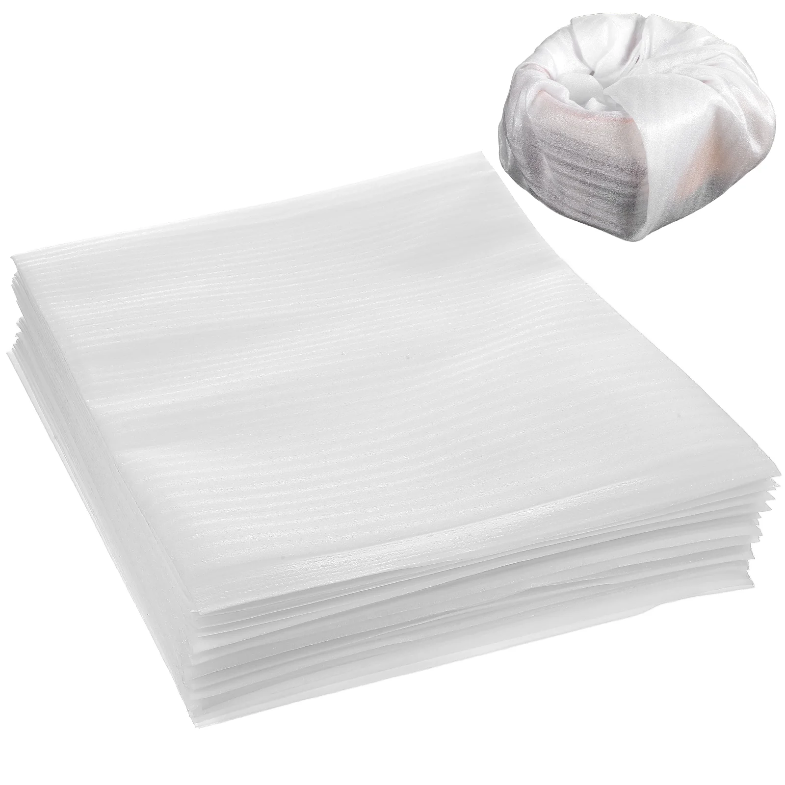 

100 Pcs Pearl Cotton Bag Double Walled Cushioning Bags Packing Foam Pouches Fragile Item Glasses Packaging Materials for Dishes