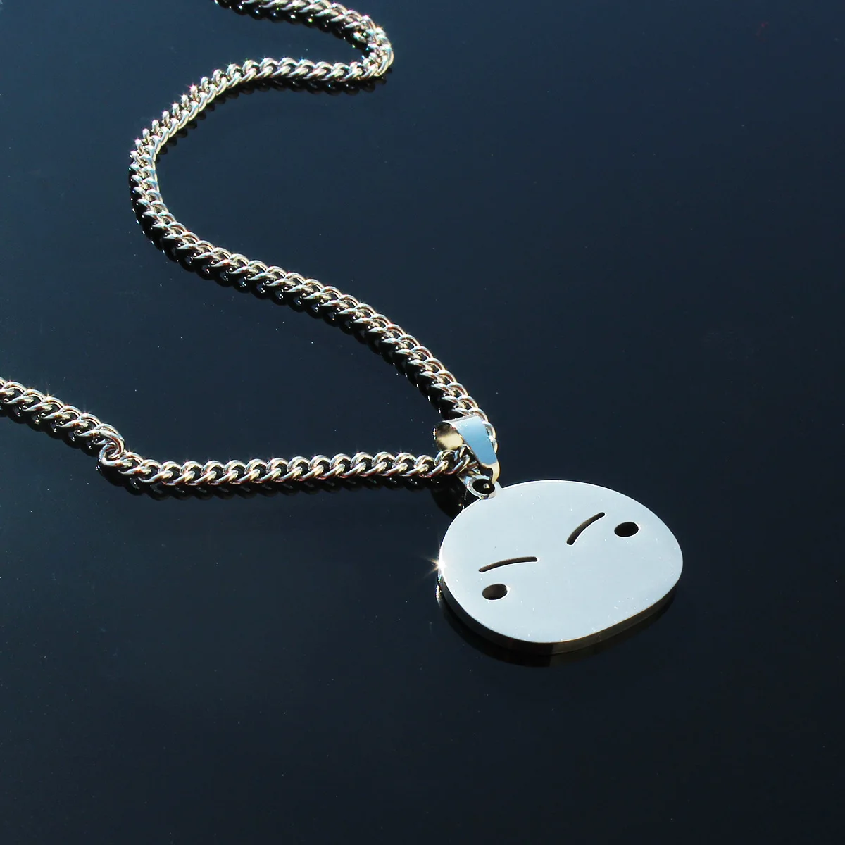 That Time I Got Reincarnated As A Slime Necklace Woman Anime Bridal Necklaces Chain Pendant Jewelry Silver Color Metal Collares