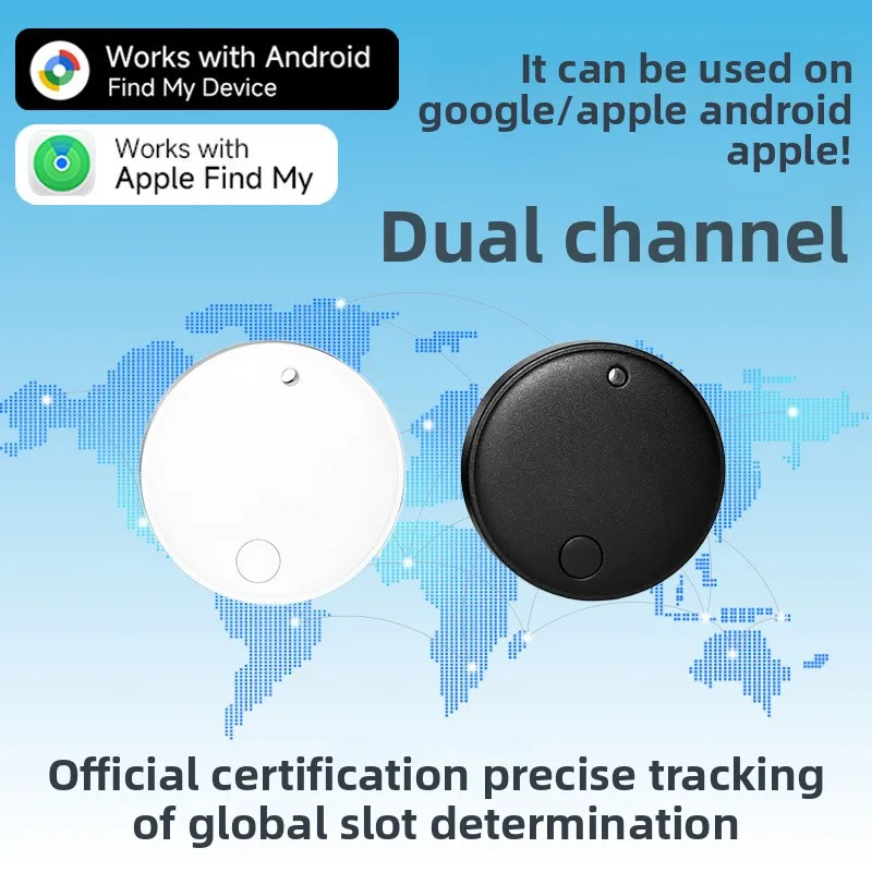 

Подходит для airtag Google Search GPS-локатор Google Anti-lost Device, двухканальный глобальный локатор