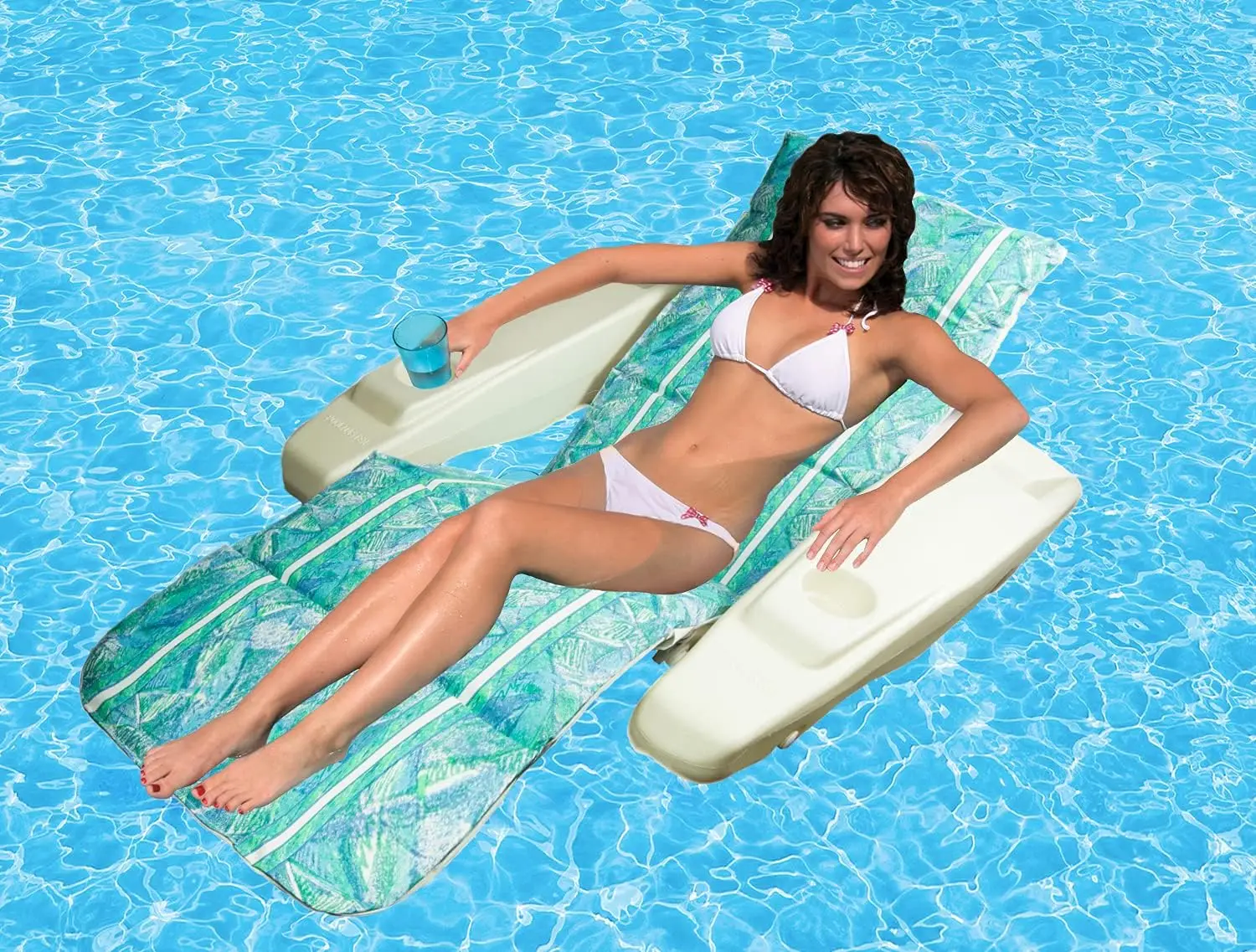 Poolmaster Abstract Adjustable Floating Chaise Lounge Large