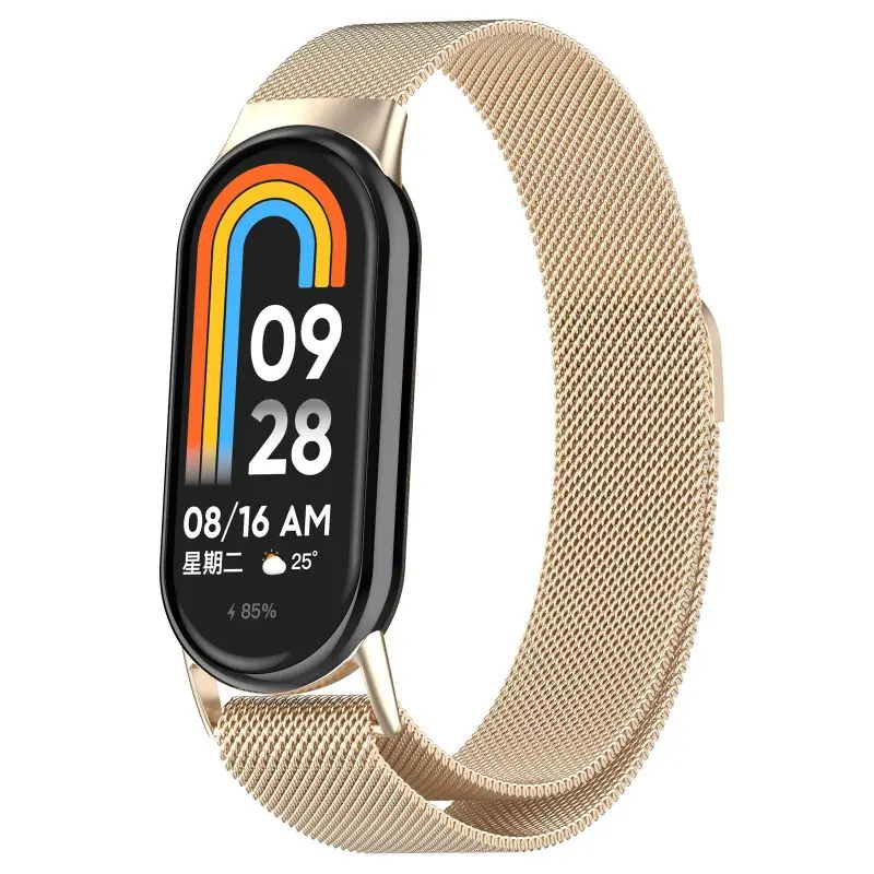 Edelstahlarmband für Xiaomi Mi Band 10 9 8 Smart Watch Milanese Wirst Loop Magnetarmband für Mi Band 10 9 8NFC Armband – Detail 16