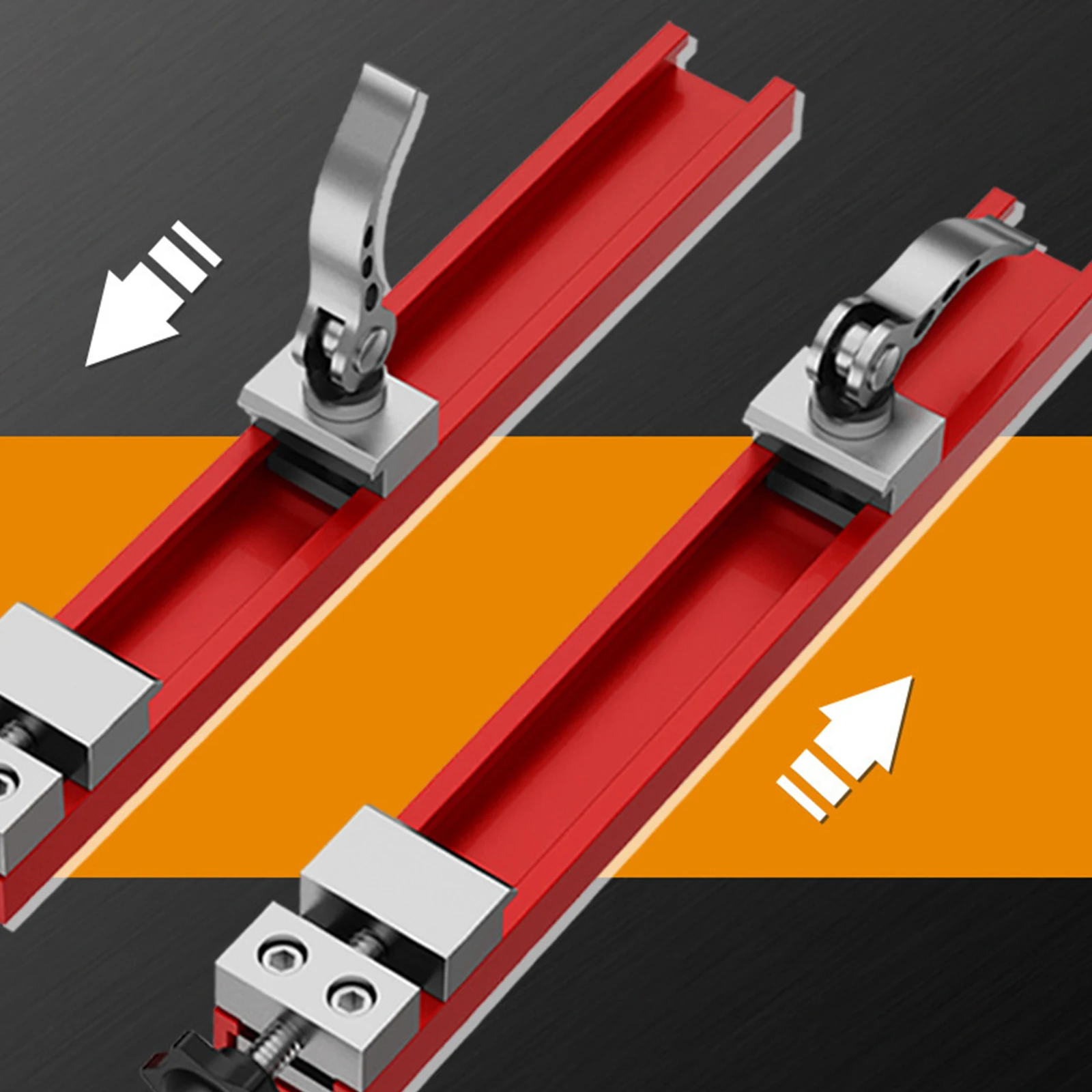 240 مللي متر/360 مللي متر آلة القطع قاعدة دليل السكك الحديدية 2-Way عكس مشبك منشار دائري المسار دليل لوح تقطيع الخشب لكمة موقف أداة