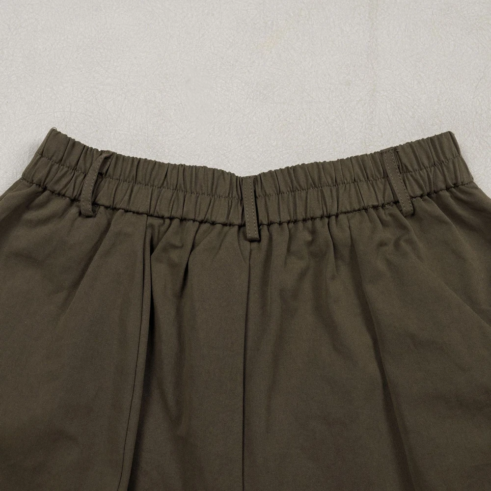 2026 Herbst Damen High-Waist Vertikale Naht Ballonhose Lose Weite Hose mit Knopf- und Reißverschluss Modische Streetwear Pendlerhose – Detail 15