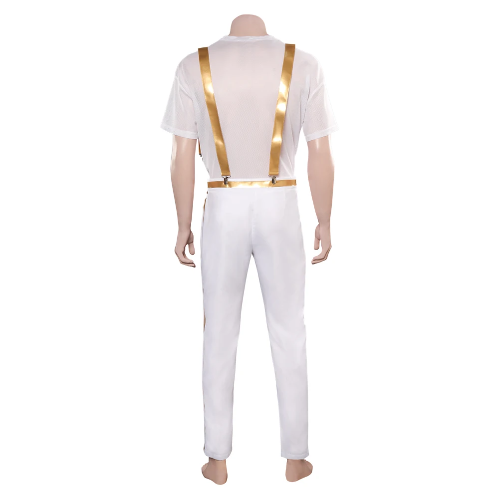 男性のためのバーバー映画コスプレコスチューム、アランウェア、ファンシードレス、ダンスアウト、ハロウィーン、カーニバル、ロールプレイングスーツ、男性