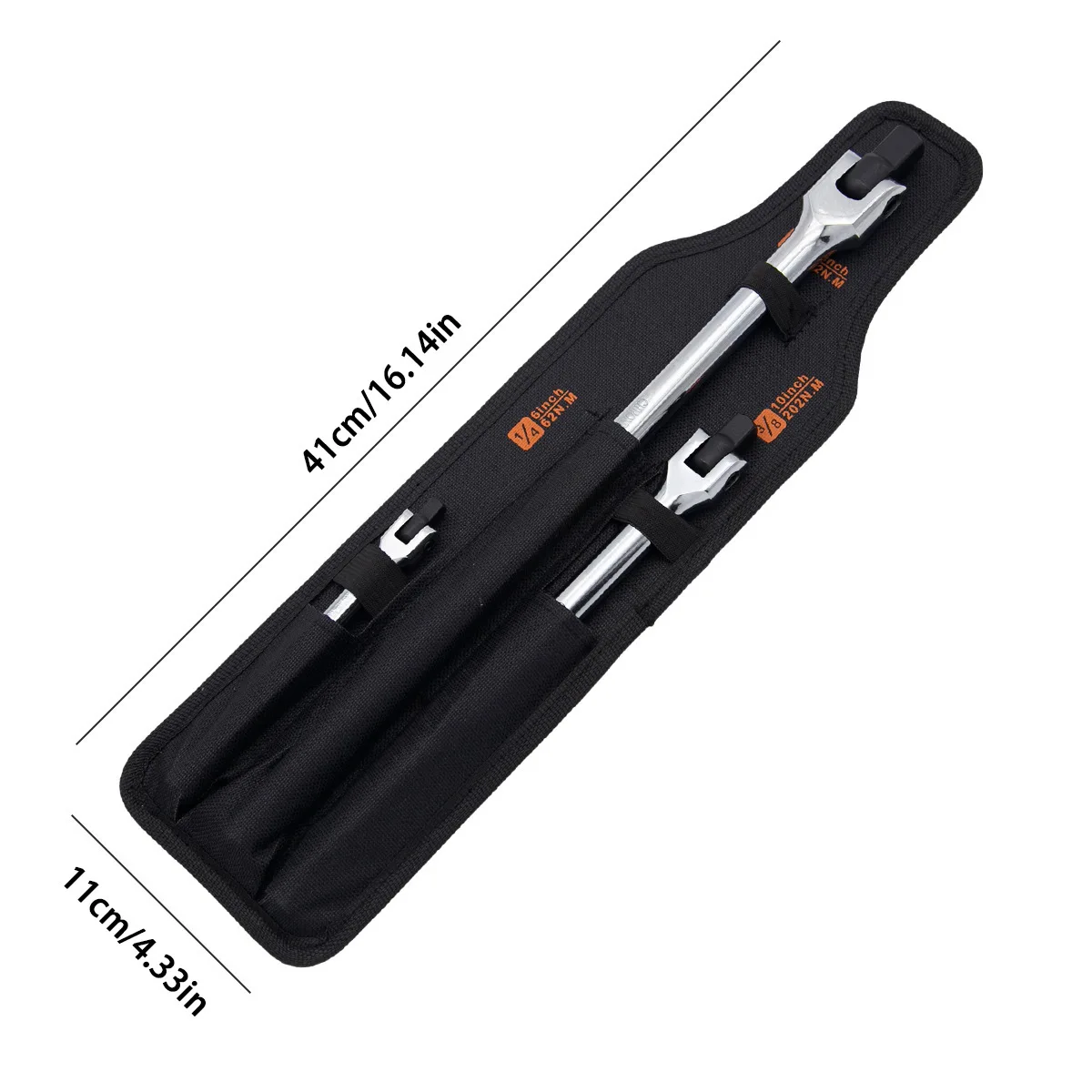 

F Bar Wrench Set Extended 24in 3pc Heavy Duty FType Lever with Adjustable Head Chrome Vanadium Steel Tools for DIY