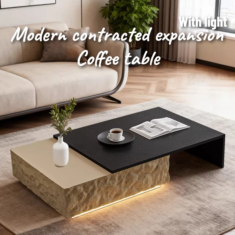 

Индукционная лампа-светильник для журнального столика с хранением, модный приставной столик для гостиной, скандинавский дизайн, предметы интерьера, мебель