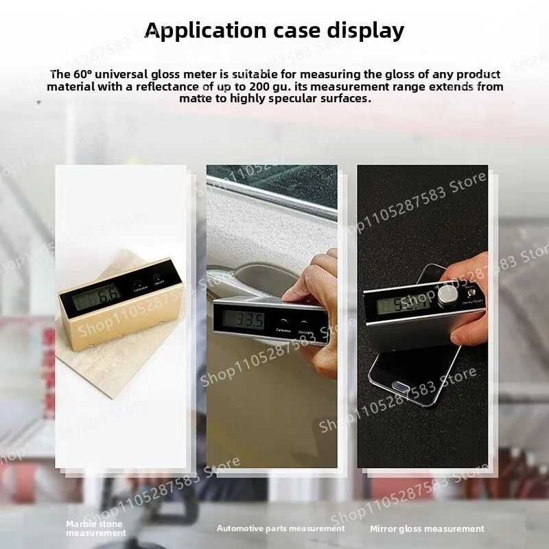 Gloss meter MG60A ink coating brush paper leather products surface gloss tester