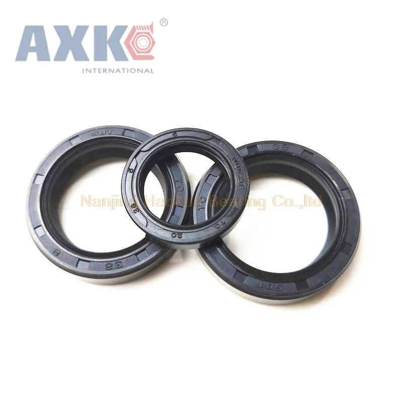 AXK85*100*9/10/12/13 85x100x9/10/12/13 Nitrile Rubber NBR Spring Two Double Lip TC Ring Gasket Radial Shaft Skeleton Oil Seal