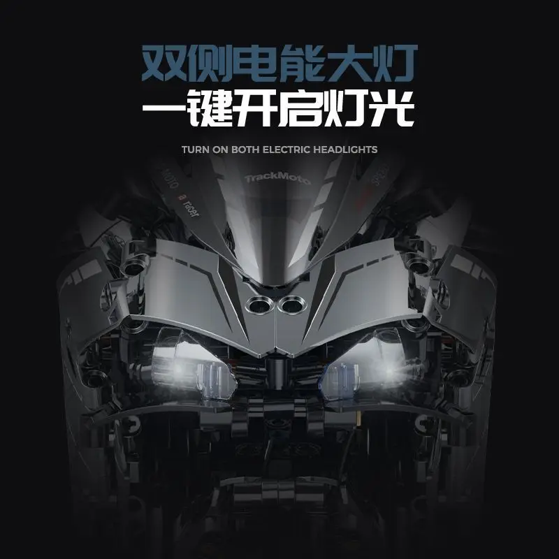 IN VOORRAAD 60525 MOC 1:5 Technische Motorfiets Bouwstenen Assembleren Sportwagen Bakstenen Kinderspeelgoed Kerstcadeau Set