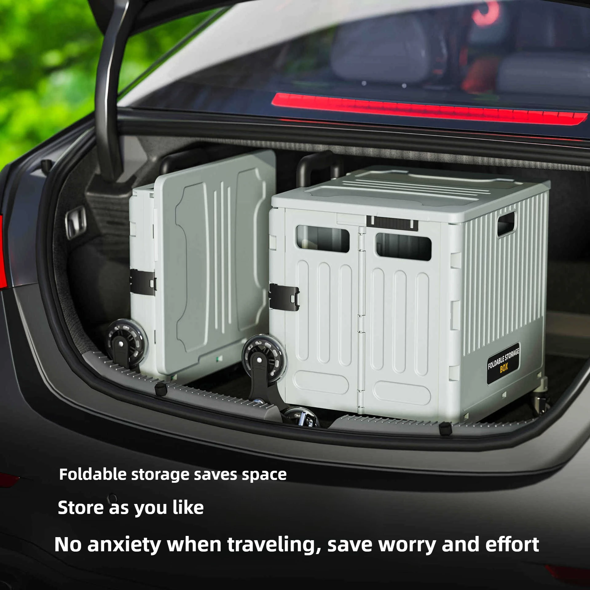 عربة تسوق منزلية متعددة الوظائف، عربة تسوق محمولة قابلة للطي، مقطورة، تخييم، صندوق تخزين ذو سعة كبيرة