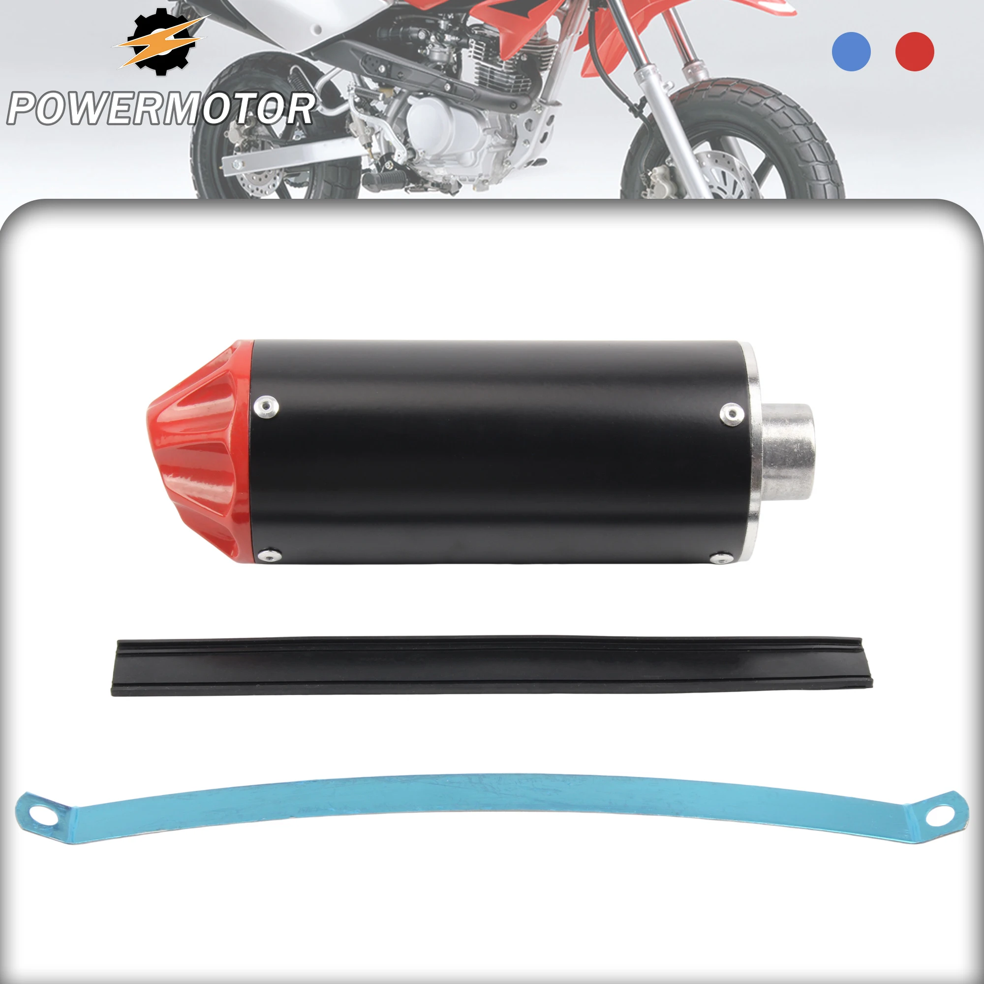 

28MM For XR50 CRF50 110cc 125cc 140cc KAYO BSE Exhaust Pipe System Muffler Pipe Clamp Motorcross Enduro DirtBike Modified Parts