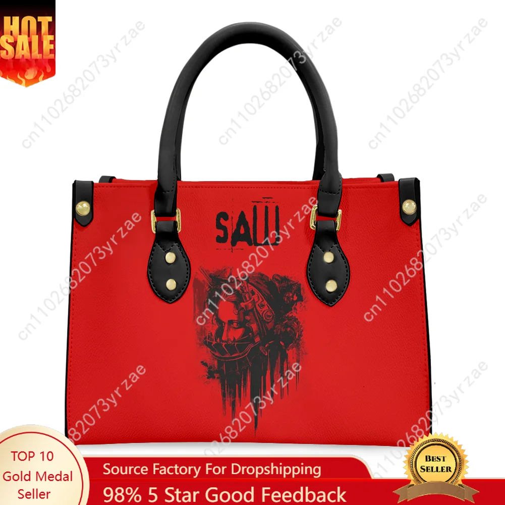 Saw Handbag Mens Womens Fashion Personalized Patterns Tote Bag Shoulder Bag Business Commuter Fashion Leather Purse Custom Bags