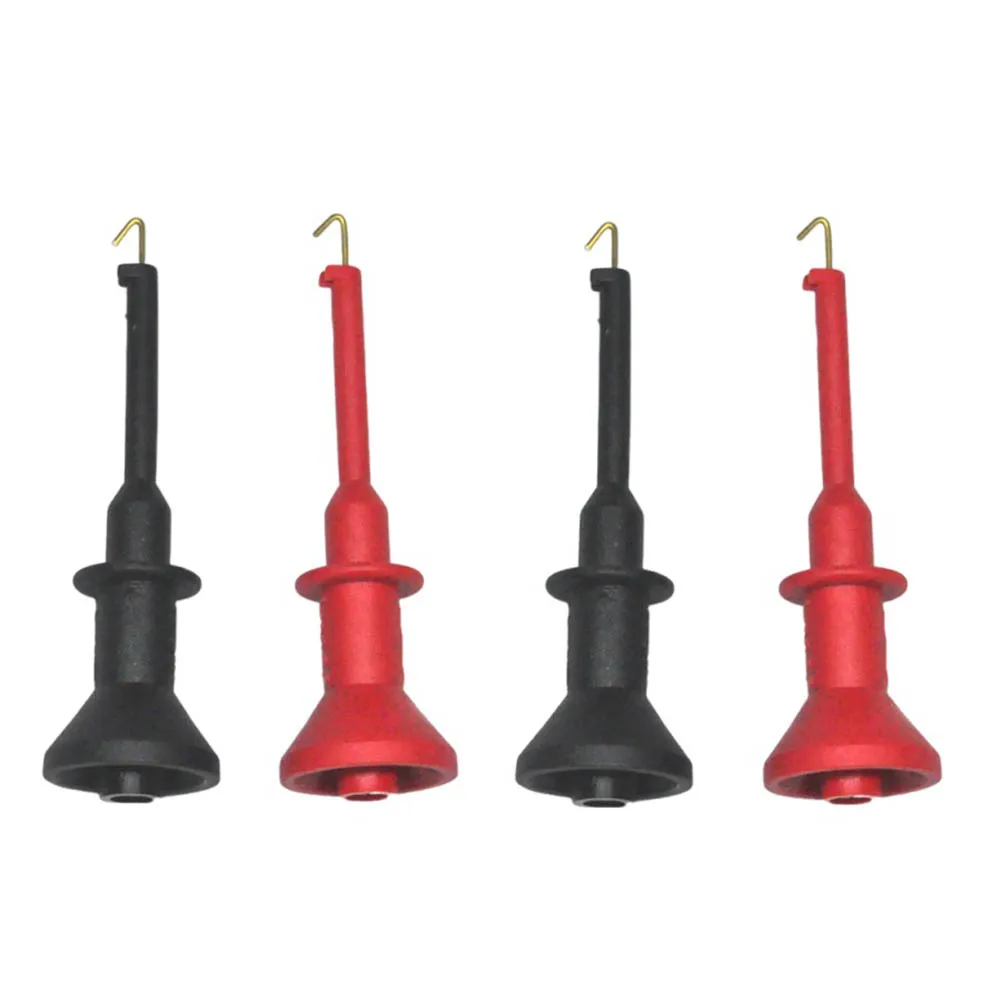 

Retractable Hook Clips Test Probe Clips For Circuit Analysis 3 Amperes Current 600V CATII Rated Clamp Extension 7.5mm