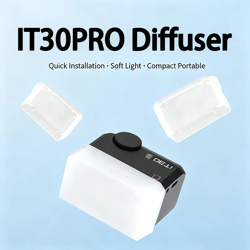 Camera Flash Accessories Portable Soft Diffuser Box Cover For Godox iT30Pro TTL Mini On‑Camera Speedlite Light Modifier