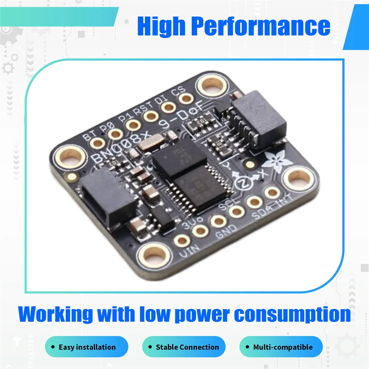 

M85K Новый для 9-DOF Orientation IMU Fusion Breakout - BNO085 (BNO080) - STEMMA QT / Qwiic
