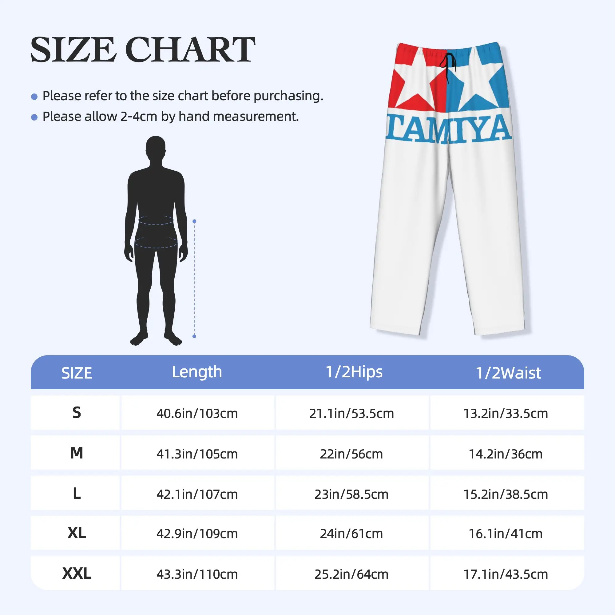 Custom Tamiyas Pajama Pants Sleepwear for Men Elastic Waistband Classic Logo Sleep Lounge Bottoms with Pockets - view 5