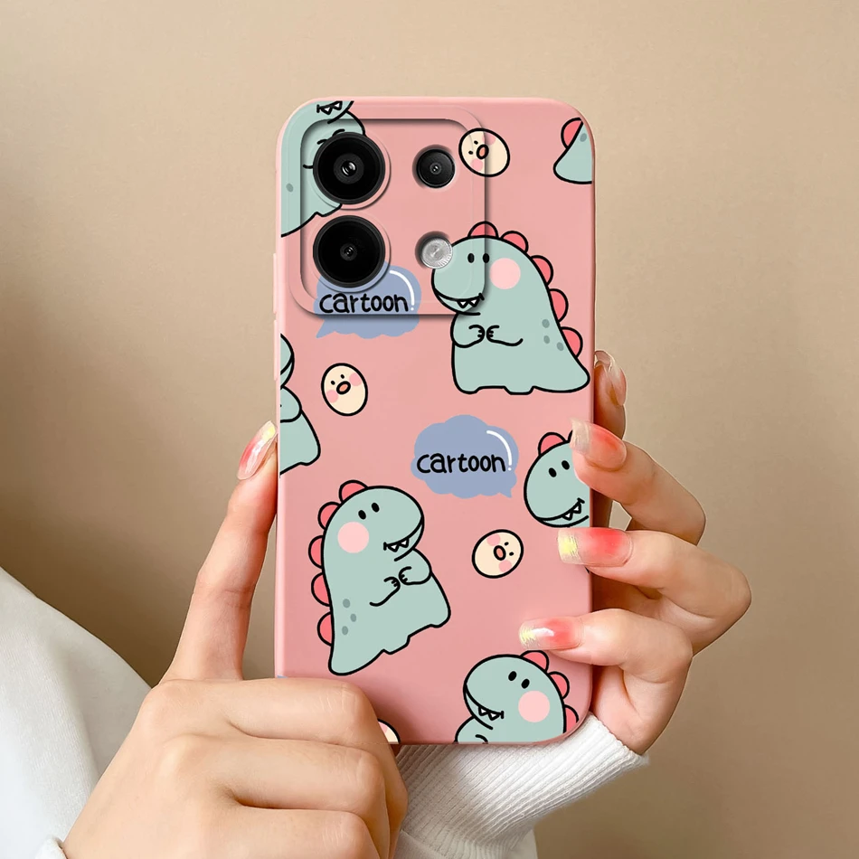 Case For Xiaomi Poco X6 Pro Anime Soft Liquid Silicone Full Protection Shockproof Phone Cover For PocoX6 X6Pro Protector Coque