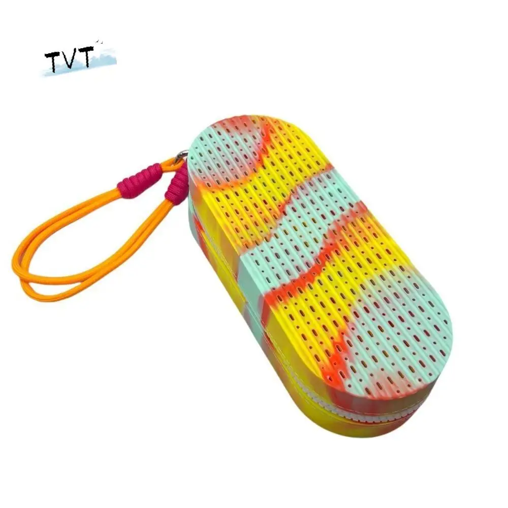 

Silicone Glasses Protection Box Breathable Double-sided Swimming Goggles Box Large -capacity Drain Hole Swim Goggle Case