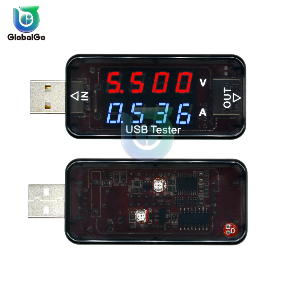 4 Bit High Precision USB Voltmeter Ammeter LCD Digital Current Voltage Charging Detector Mobile Power USB Tester Charger Doctor