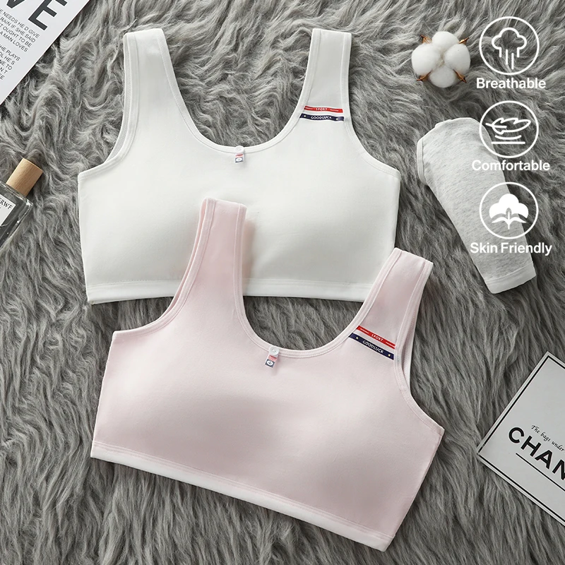12-16 year old lingerie for female students, pure cotton, developmental period for junior high school students, high school stud