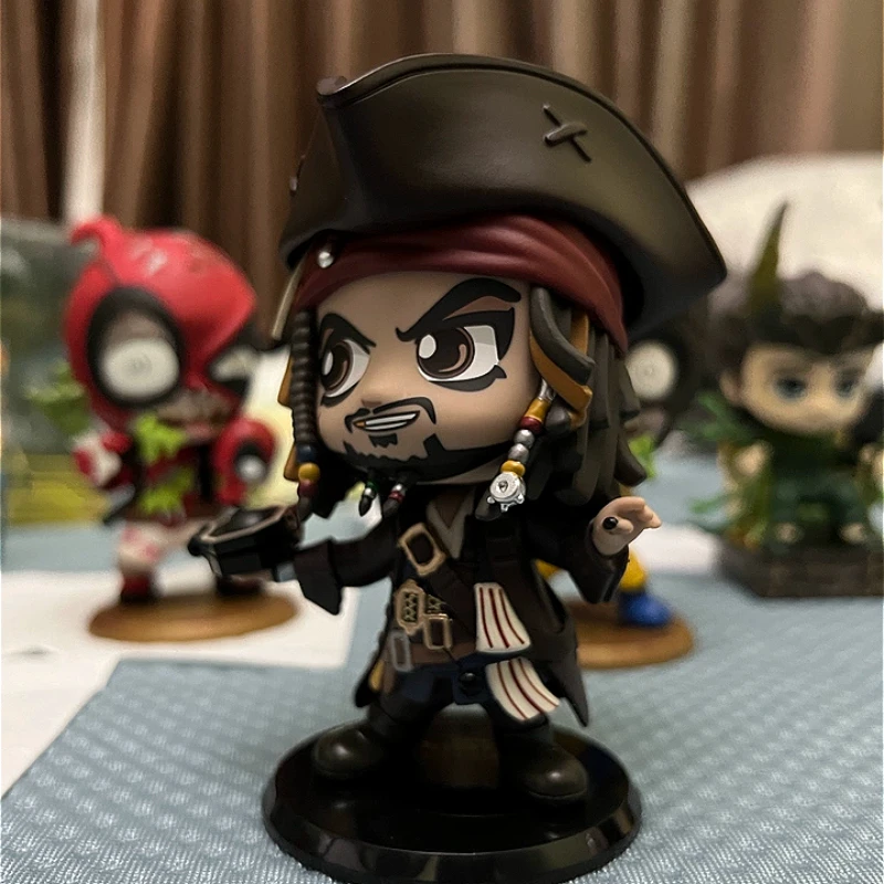 Hot Toys pirati dei caraibi: Dead Men Tell No Tales Jack Sparrow COSBABY Mini Figure Toy Anime Action Figures ornamento regalo