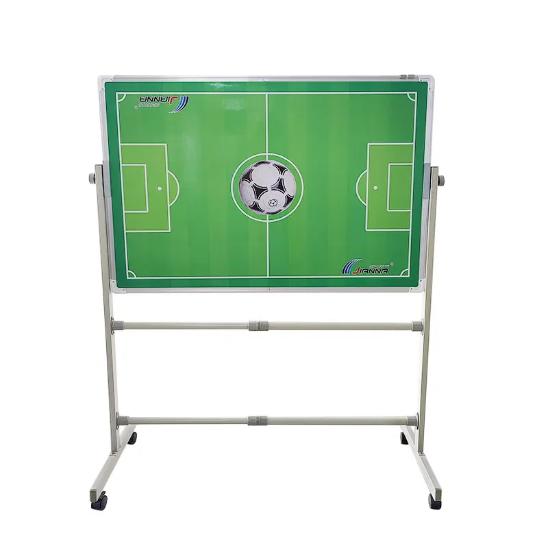 تظهر تكتيكات كرة الصالات هذه المدرب لوحة تكتيكات كرة القدم المغناطيسية من سبائك الألومنيوم من نوع الدعم