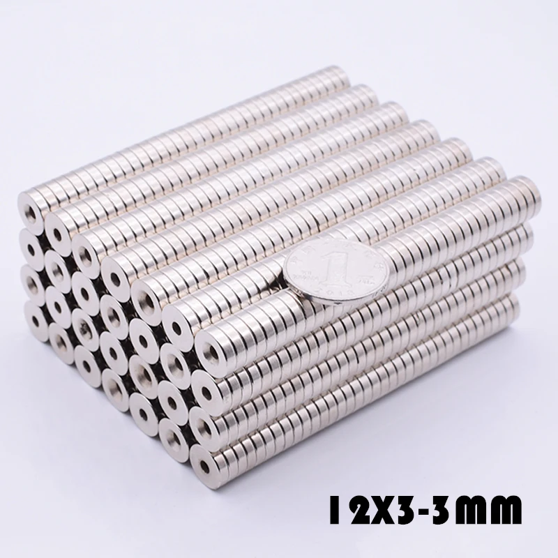 

20Pcs 12x3-3 mm Neodymium Magnets N35 NdFeB Round Super Powerful Strong Permanent Magnetic imanes Rare Earth Magnet Aimant 12x3