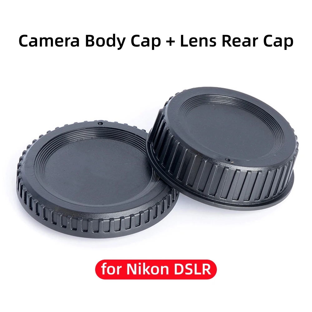 Camera Body Cap Lens Rear Cap Cover for Nikon D750 D850 D810 D800 D7000 D90 D3000 D5000 FE FM2 FE2 F5 F Mount DSLR Accessories