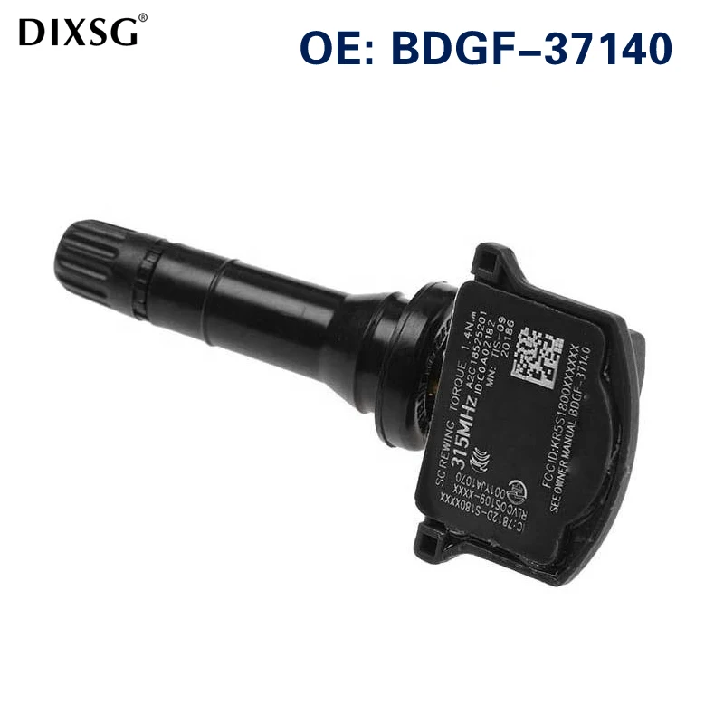 Sensor de pressão dos pneus MAZDA, BDGF-37140, TPMS Sensor, 315MHz, 3, 6, CX3, CX9, BDGF-37140