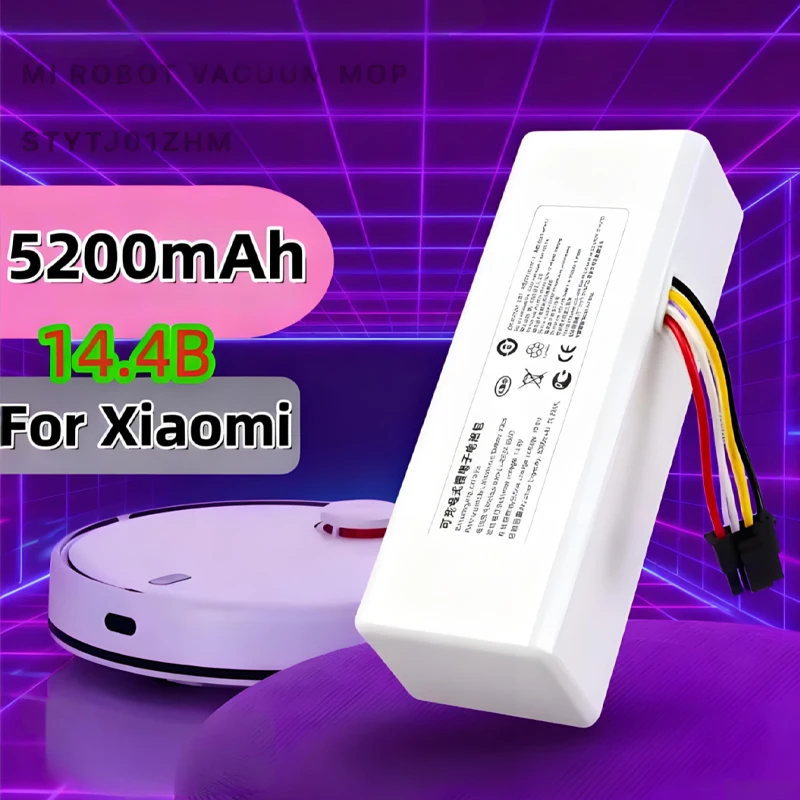

New Original 14.4V P1904-4S2P Battery for Xiaomi Mijia 1C Robot Vacuum Cleaner STYTJ01ZHM Parts Accessories