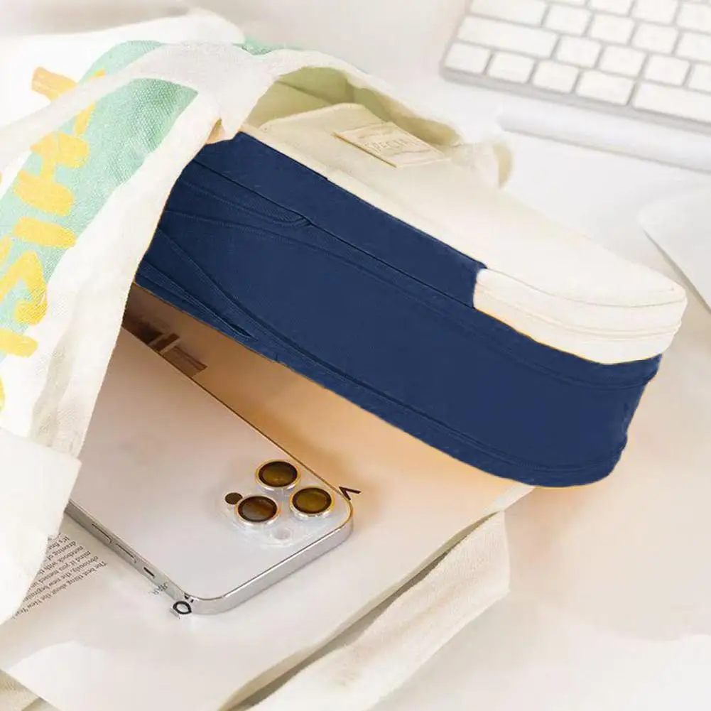 Kawaii Pencil Cases Large Capacity Pencil Bag Multi Layer Stationery Bag Is Simple For Students Comfortable To The Touch