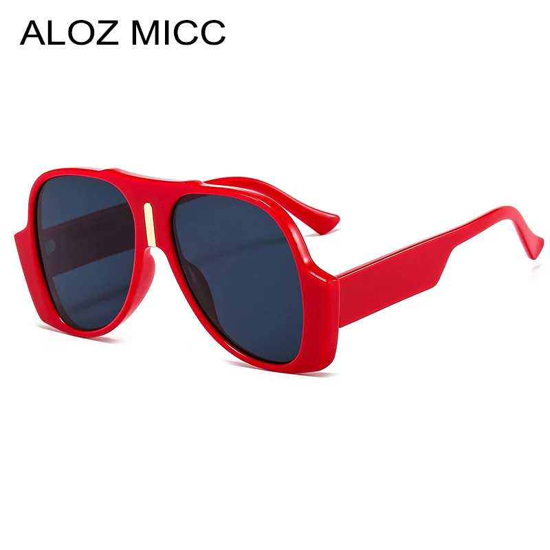 

New Oversized Women Pilot Sunglasses Women Fashion Gradient Shades UV400 Men Trending Green Tea Sun Glasses
