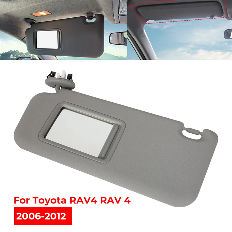 For Toyota RAV4  RAV 4 2006- 2008 2012 Auto Sunvisor Left Driver Side W Light Shield Sunshade Sunroof Accessories 74320-42501-B2