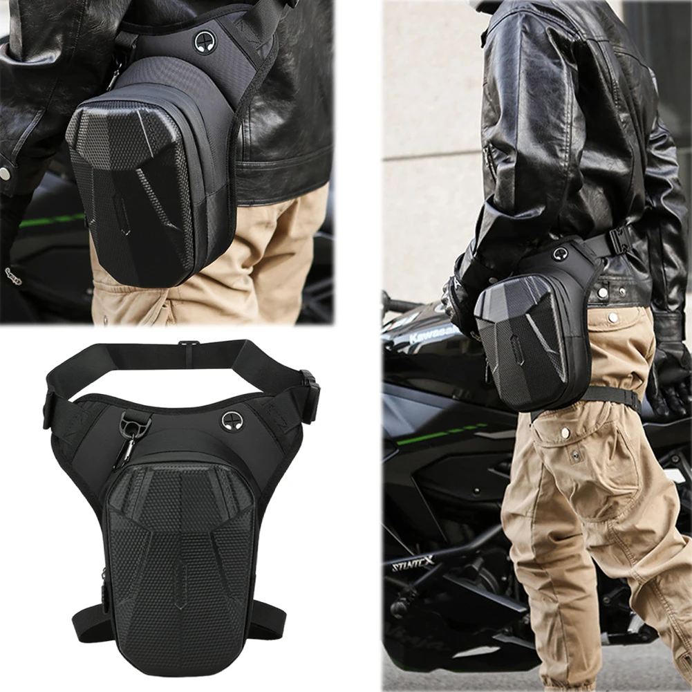 

Motorcycle Leg Bag Waterproof Motorcycle Waist Pack with Removable Leg Strap Motorbike Leg Side Bag for Hiking Traveling Fishing